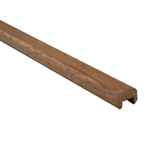 Whitecap 60821 Teak 1/2" Track Bulkhead Molding | Blackburn Marine Teak Accessories